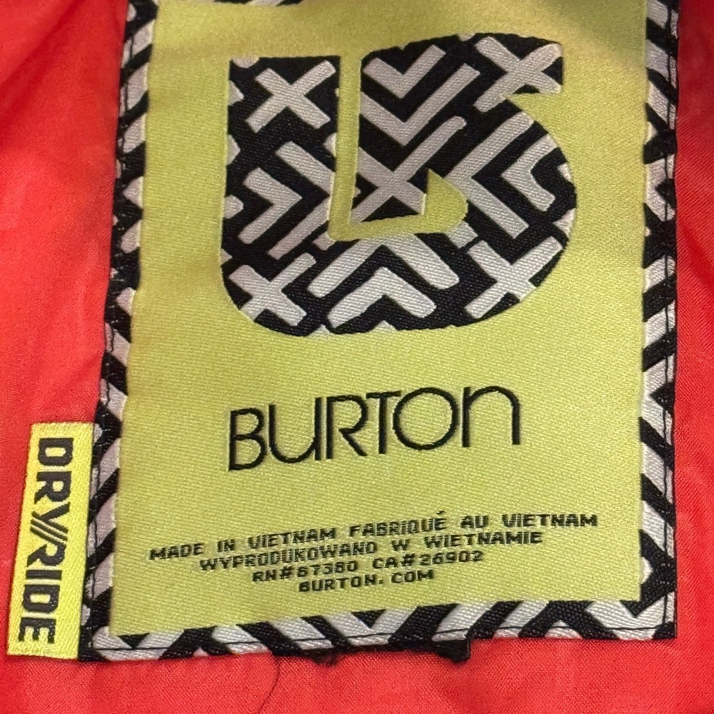 Digital Print Burton Snowboarding Jacket